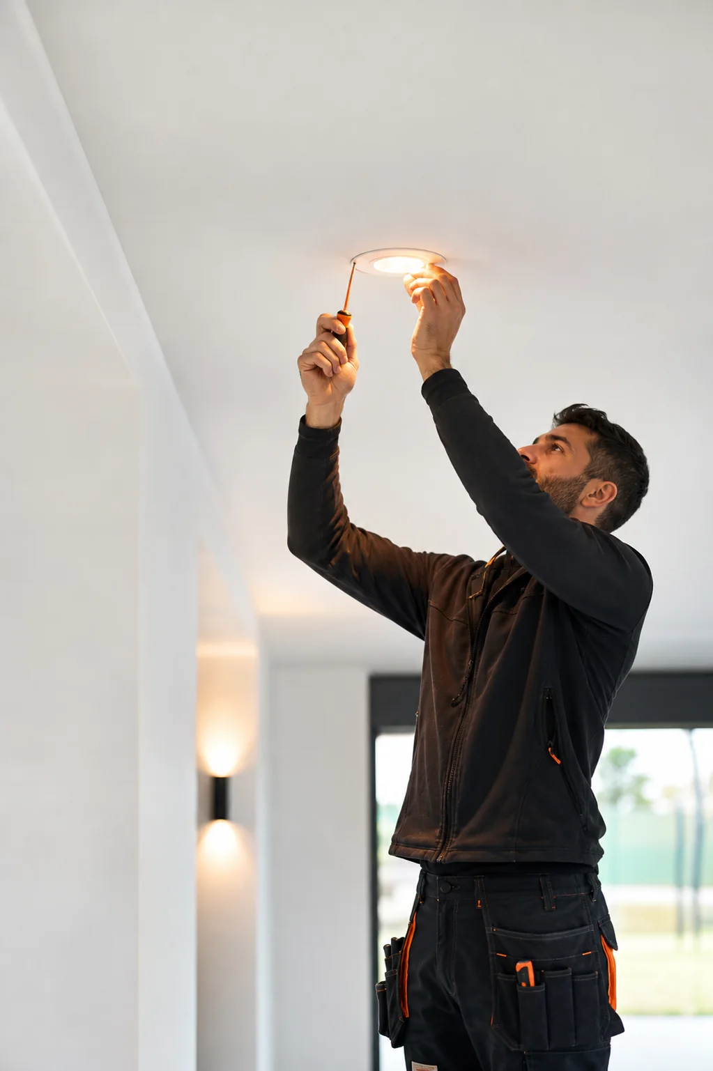 Professional lighting installation